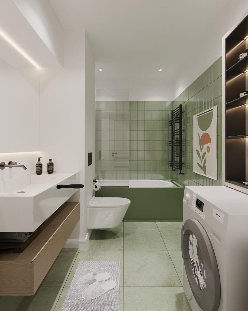 Baie apartament 2 camere Tip 8-9 Onyx Residence Iași