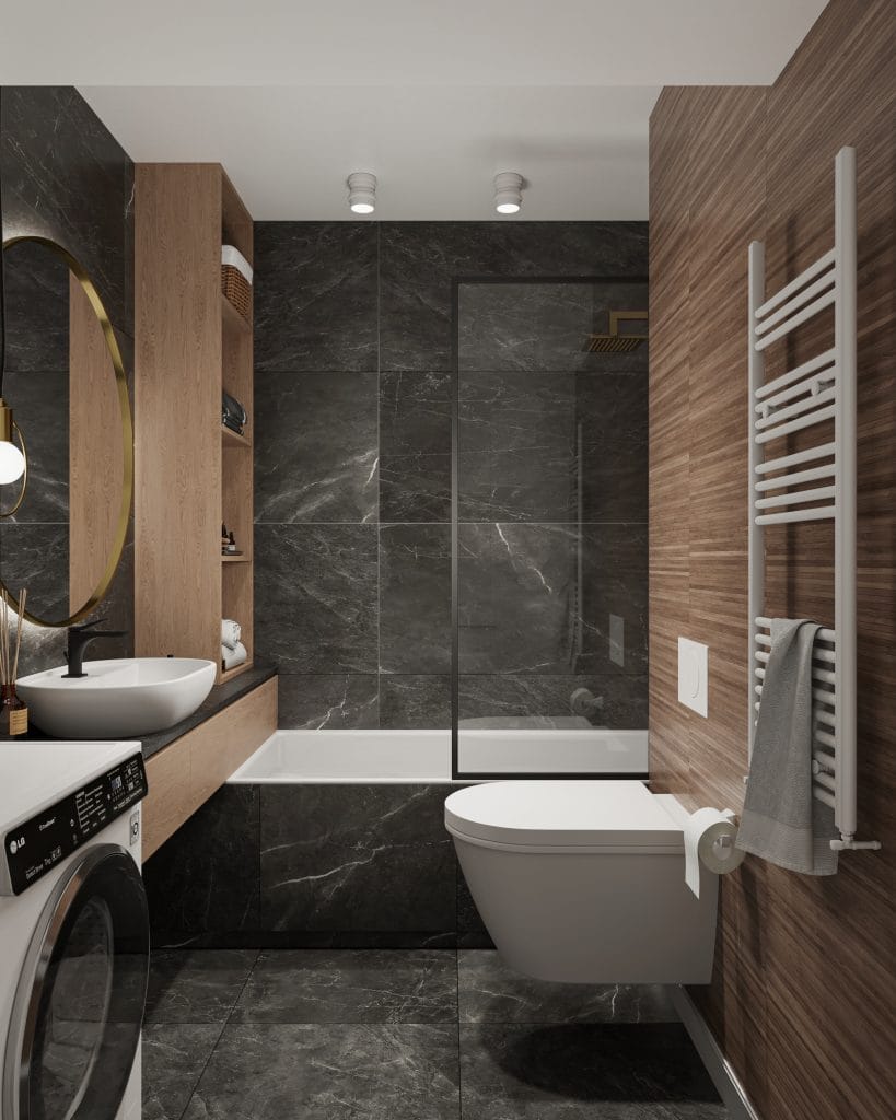 Baie apartament 1 cameră Tip 3 Onyx Residence Iași