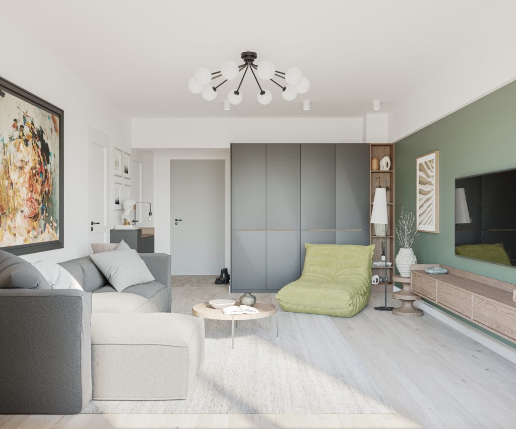Living apartament 1 cameră Tip 4 Onyx Residence Iași