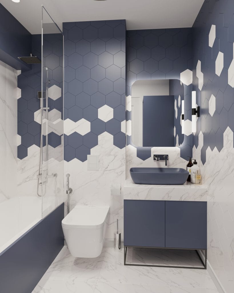 Baie apartament 2 camere Tip 3 Onyx Residence Iași