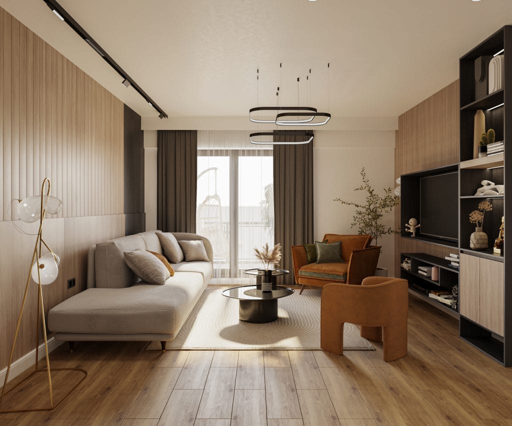 Living apartament 2 camere Tip 3 Onyx Residence Iași