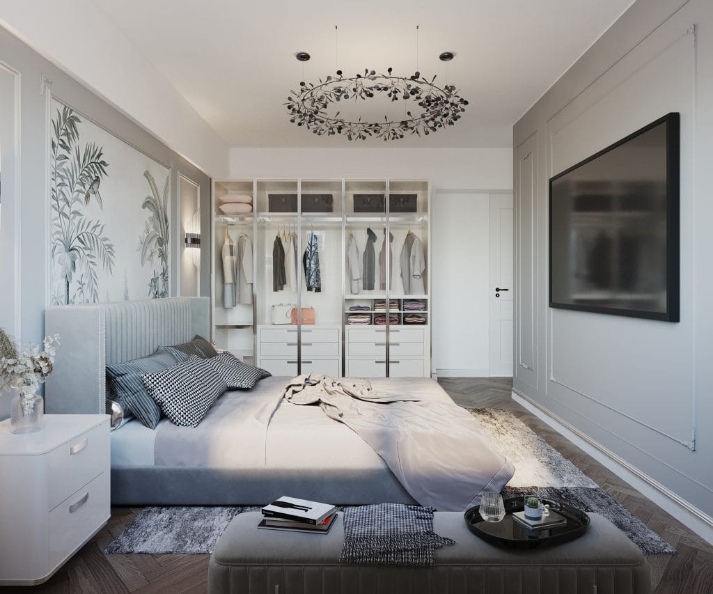 Dormitor matrimonial apartament 3 camere Tip 3 Onyx Residence Iași