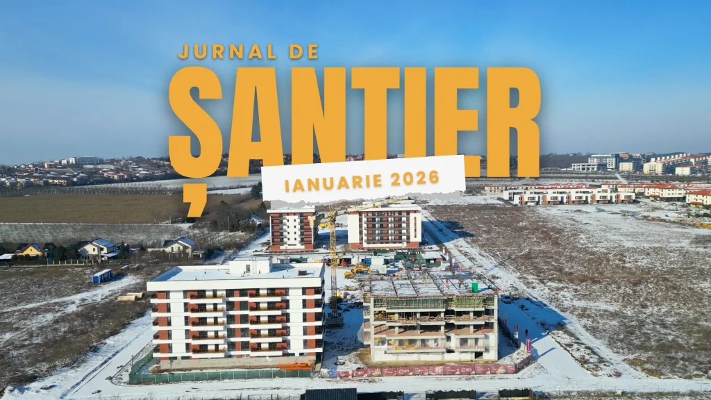 urnal de șantier Onyx Residence – apartamente finalizate și lucrări în desfășurare.
