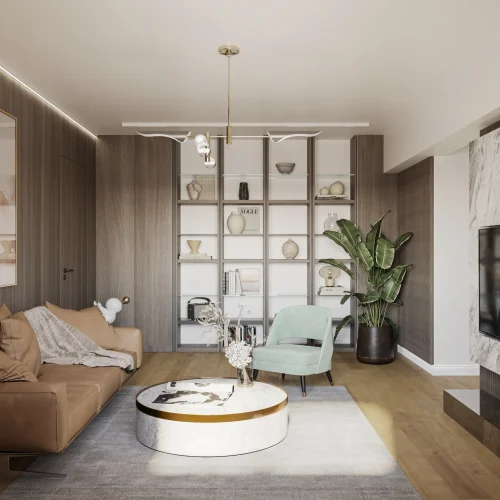 Living – Apartament 2 camere Tip 10 Living apartament 2 camere Tip 10 48.12 mp Q4 Onyx Residence Iași