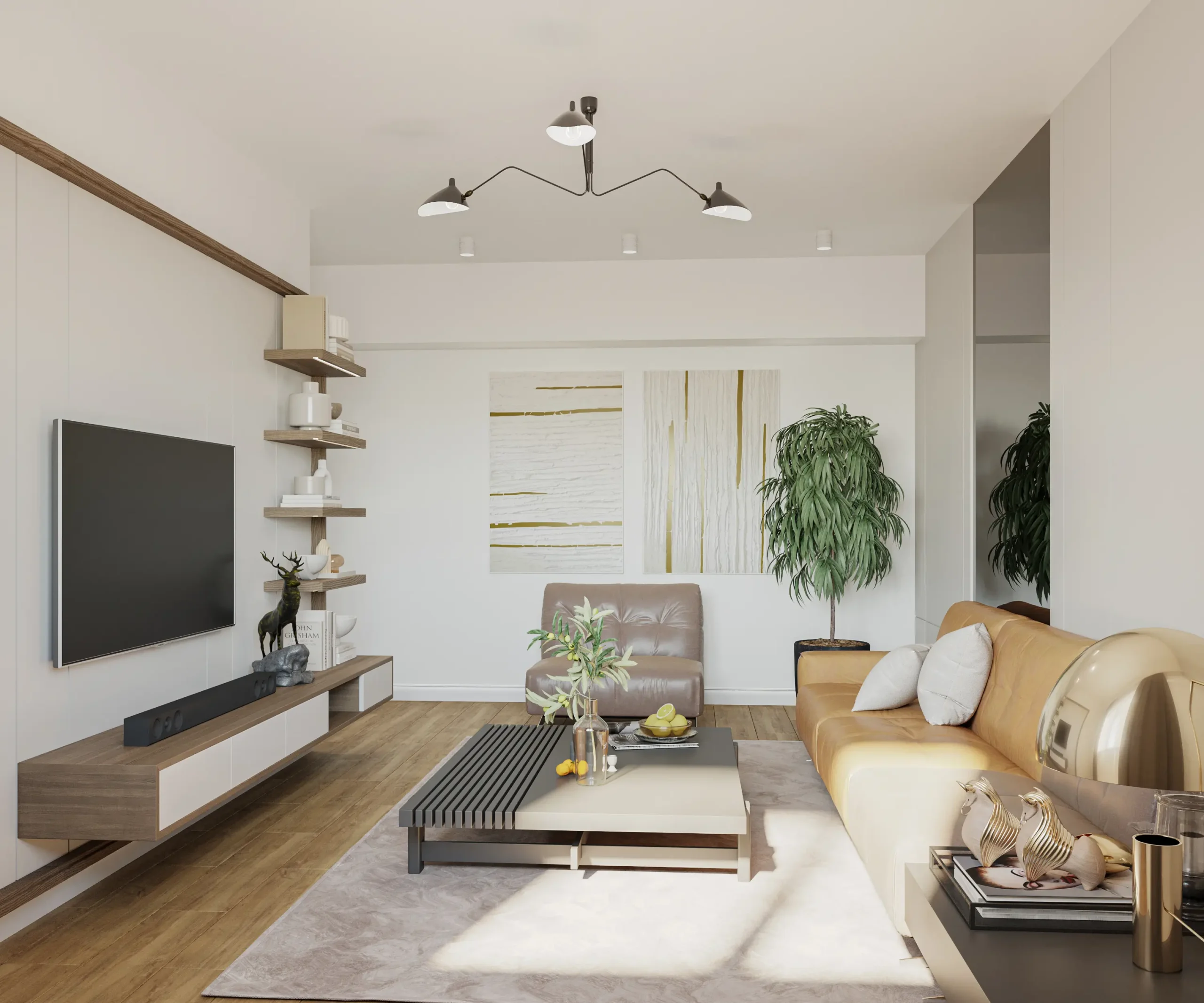 Living apartament 2 camere decomandat Tip 2 Q4 Onyx Residence Iași