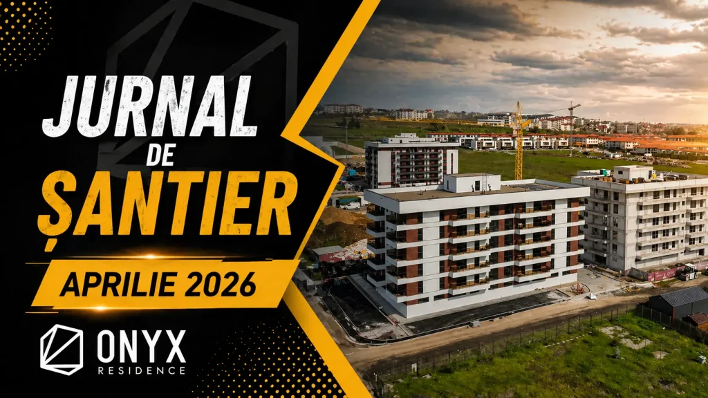 Jurnal de șantier Onyx Residence aprilie 2026 progres lucrări bloc Q1 și Q2 Iași