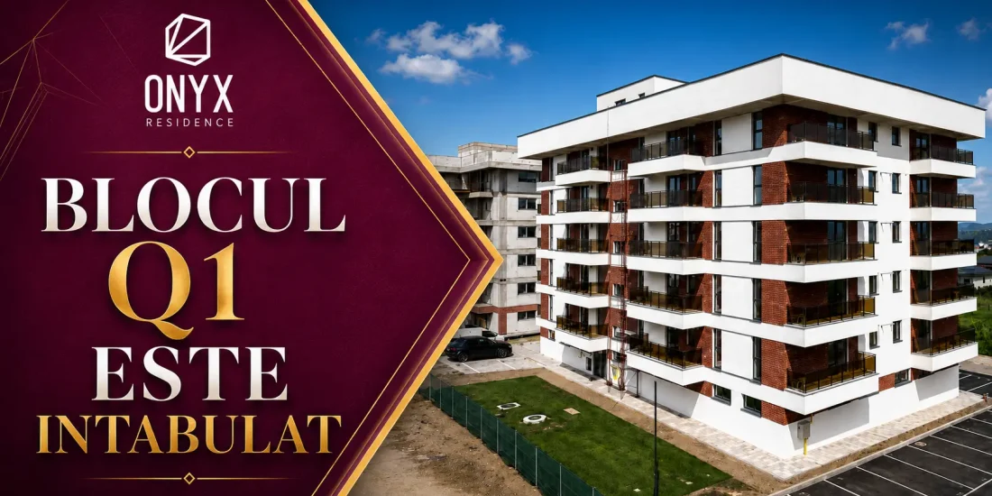 Blocul Q1 din Onyx Residence, Iași, este intabulat